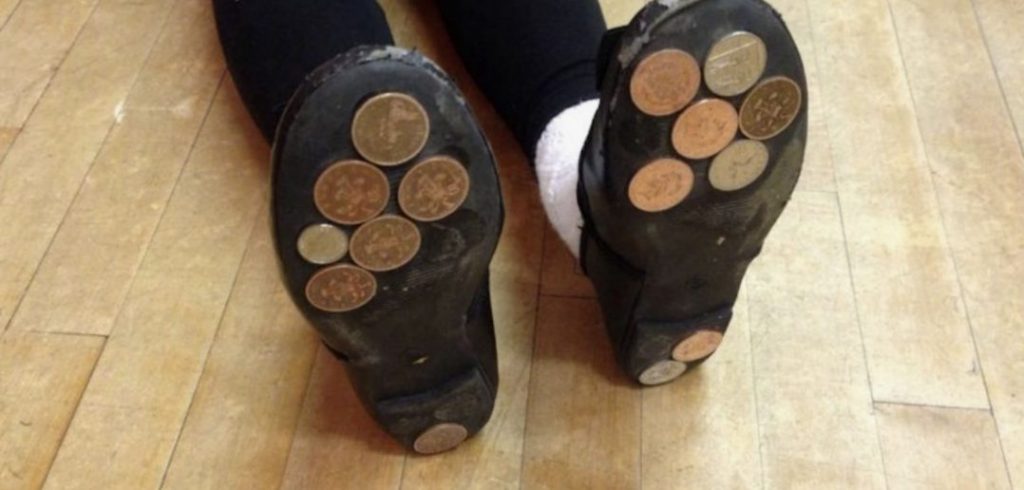 Entertain Your Kids With Coins On Their Shoes