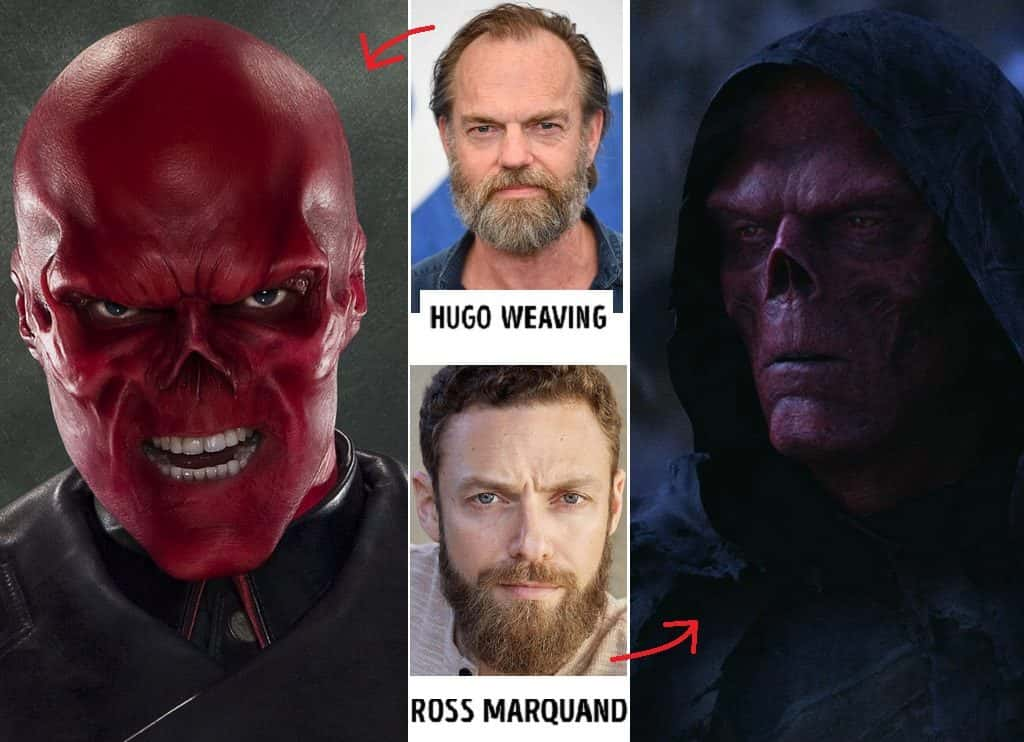 Johann Schmidt, Red Skull — Hugo Weaving, Ross Marquand