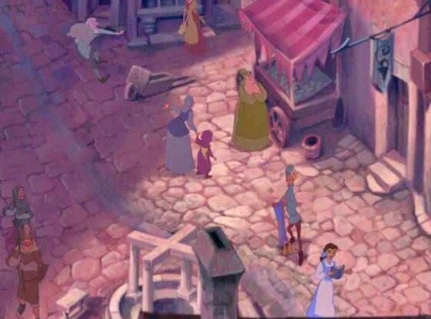 Disney’s The Hunchback Of Notre Dame Street Scene