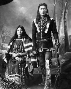 First Nations Couple From Canada, 1886