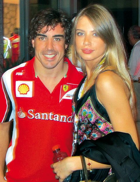 Fernando Alonso Y Xenia Tchoumitcheva