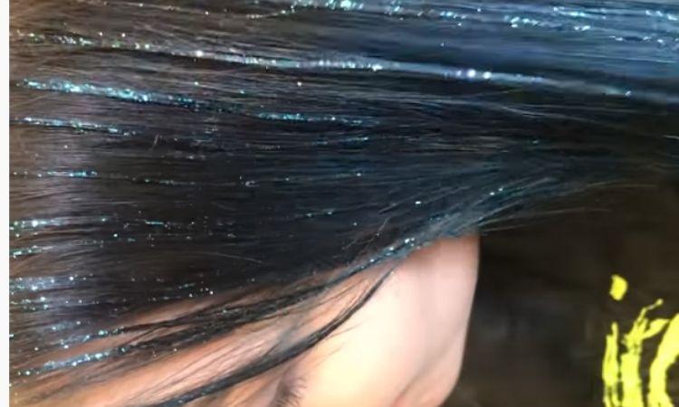 Glittery Hair