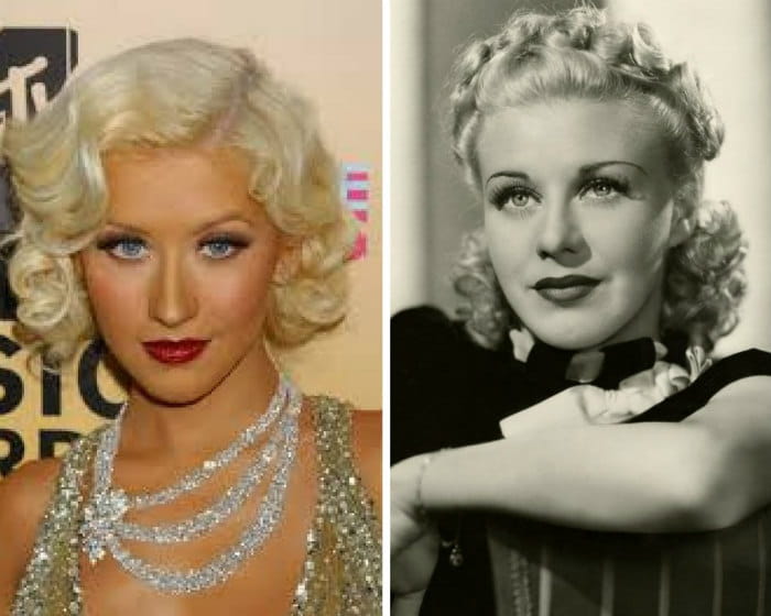 Christina Aguilera And Ginger Rogers