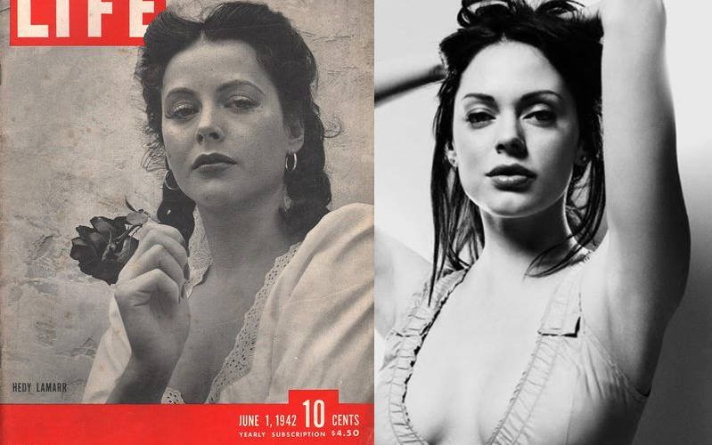 Rose McGowan And Hedy Lamarr