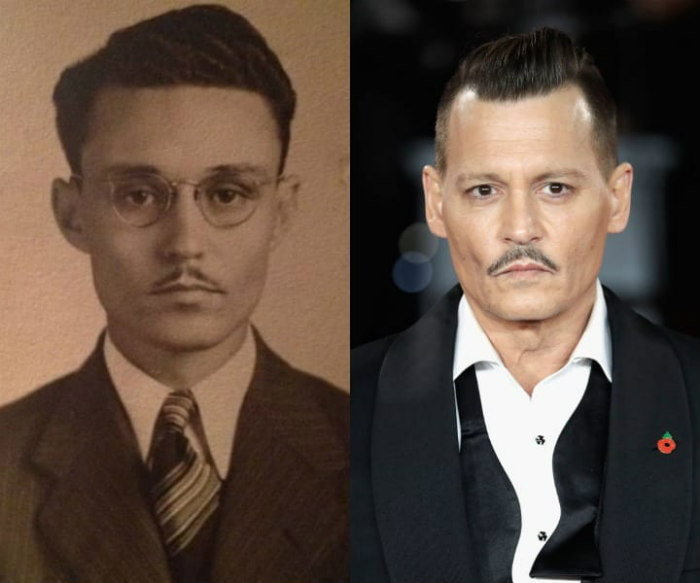 Johnny Depp And Mysterious Look Alike