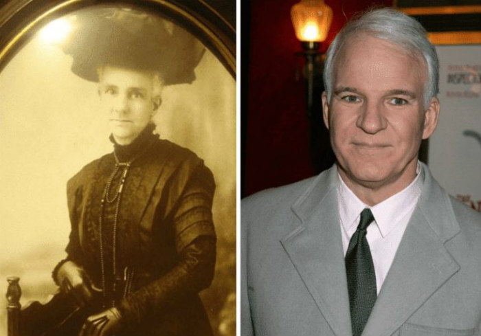 Steve Martin And An Unknown Woman