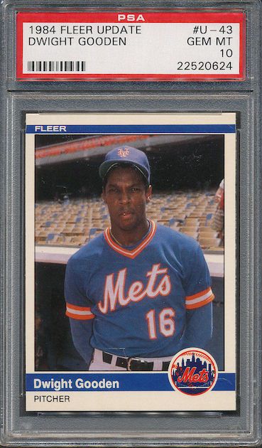 1984 Fleer Update (Dwight Gooden)