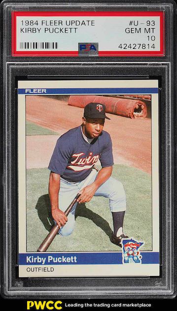 1984 Fleer Update (Kirby Puckett)