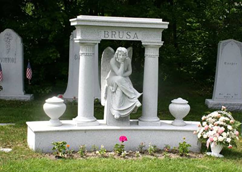 A Bored Angel Above The Grave