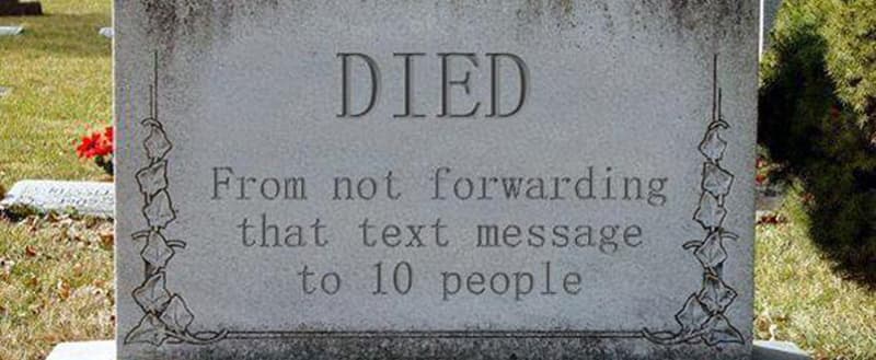 Pass On Those Chain Messages