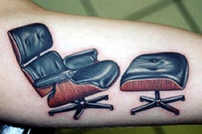 A Tattoo Of A Chair