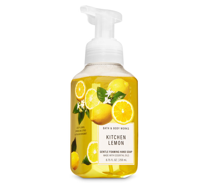 Bath & Body Works Anti Bacterial Gentle Foaming Hand Soap In Kitchen Lemon