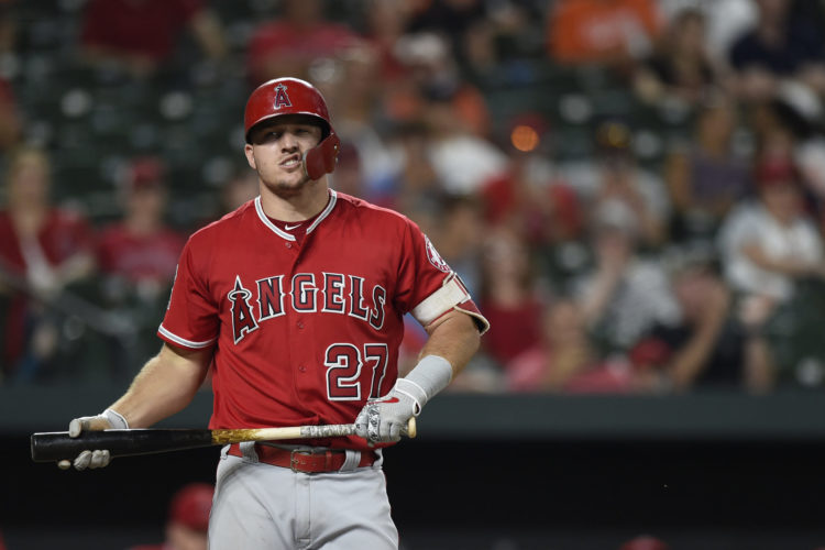 Mike Trout (Major Leagues: 2011-2018)