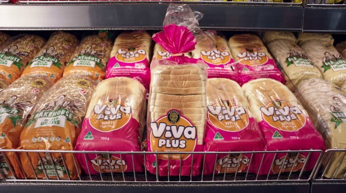 Verpacktes Brot