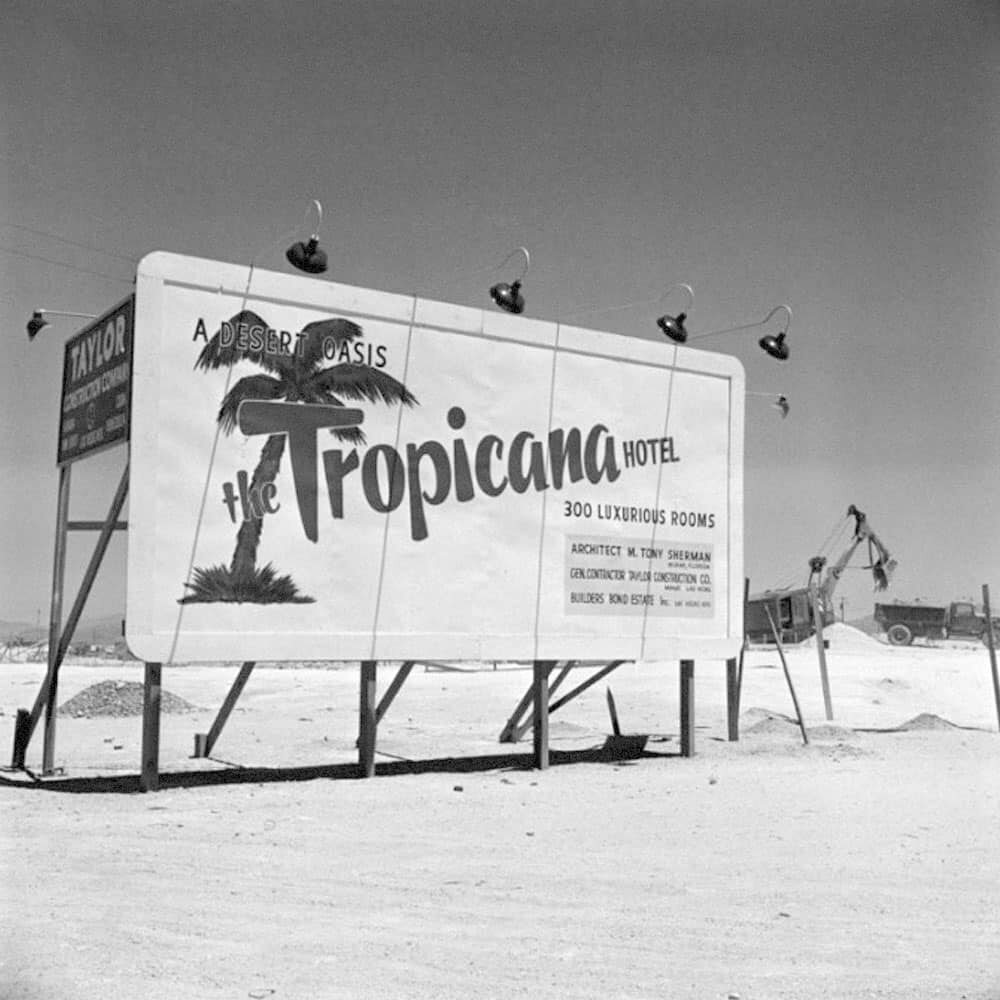 The Tropicana Hotel First Appears On The Strip