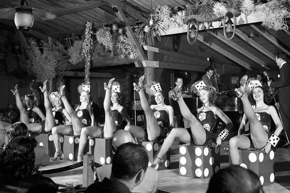 An Early Performance By Las Vegas Showgirls