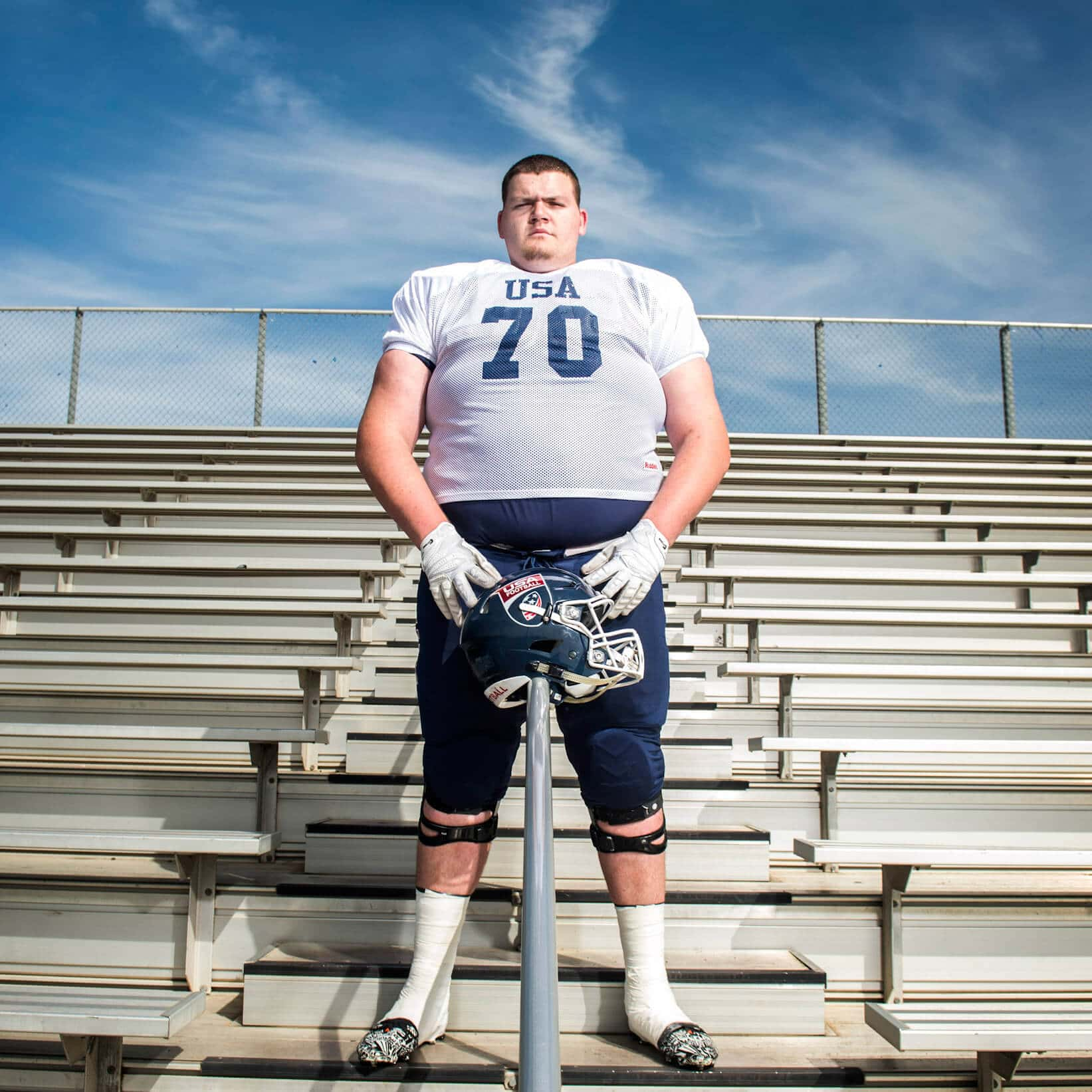 El Defensa De La NCAA John Krahn