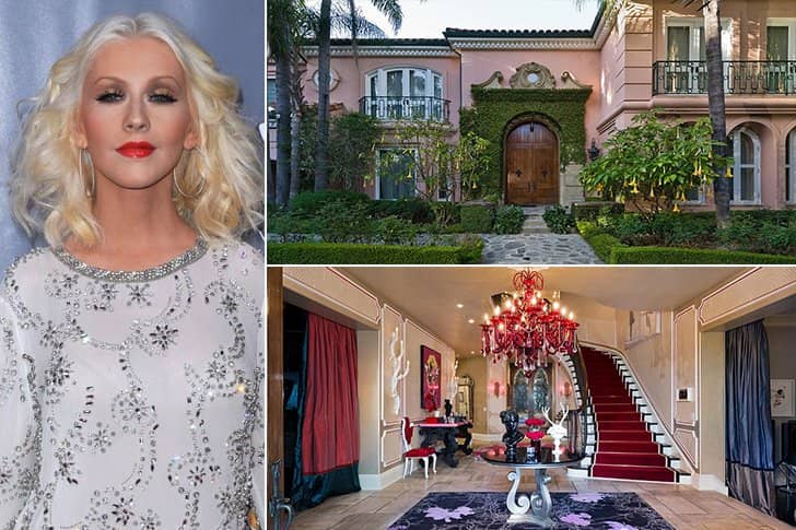 La Villa à Los Angeles De Christina Aguilera