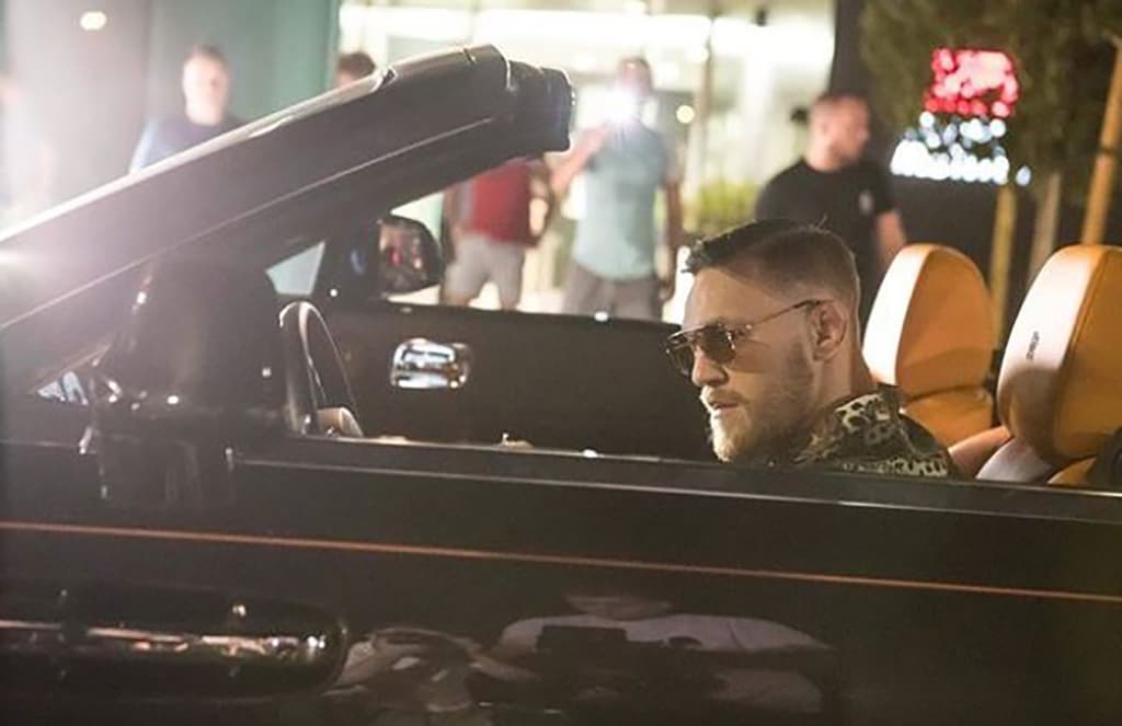 Conor McGregor Celebrates Early With A Fleet Of Rolls Royce