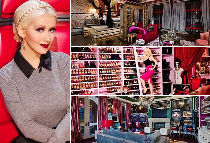 Christina Aguilera’s Home In Los Angeles ($13.5 Million)