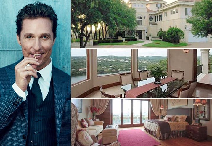 Matthew McConaughey’s Home In Austin ($4 Million)