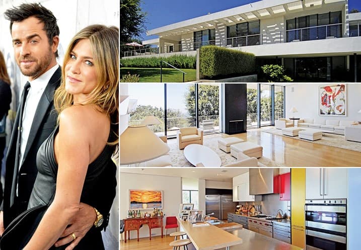 Jennifer Aniston & Justin Theroux’s Home In Bel-Air ($22 Million)