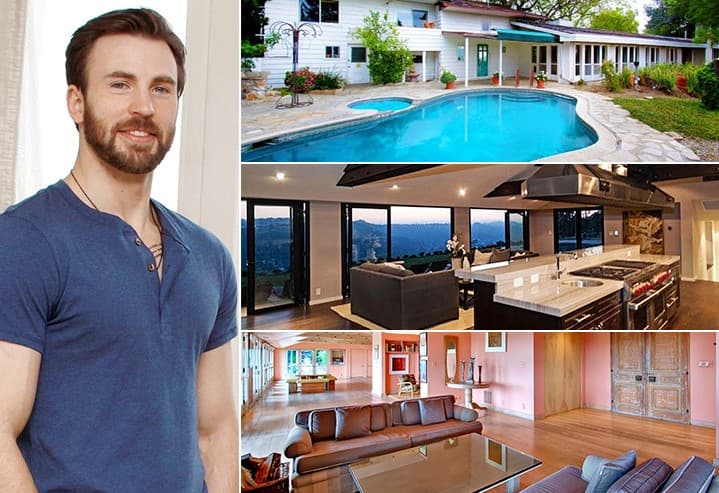 Chris Evans's Home In Hollywood Hills ($3.5 Million)