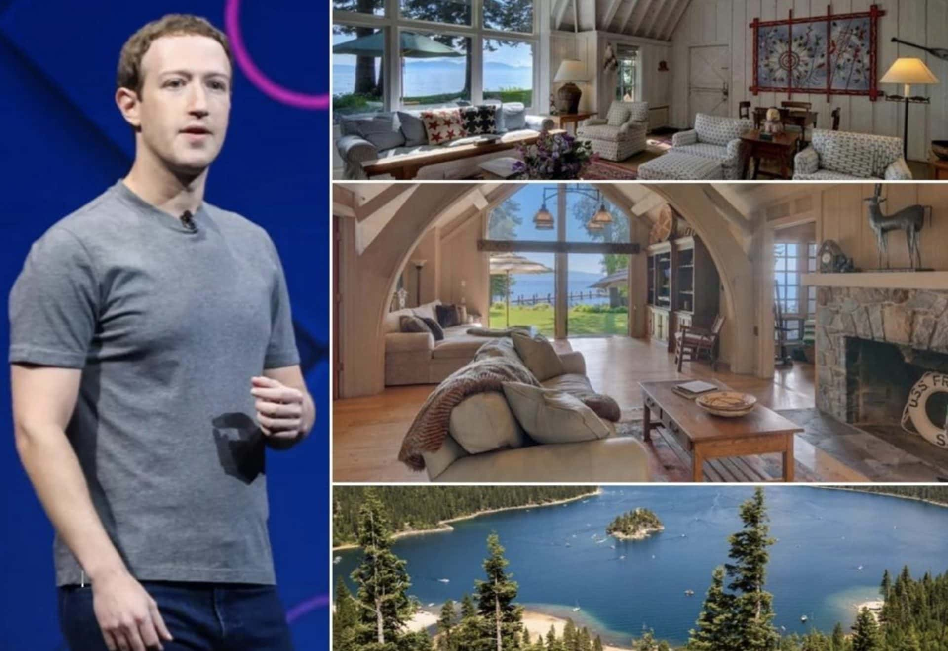 Mark Zuckerberg’s Home In Lake Tahoe ($59 Million)