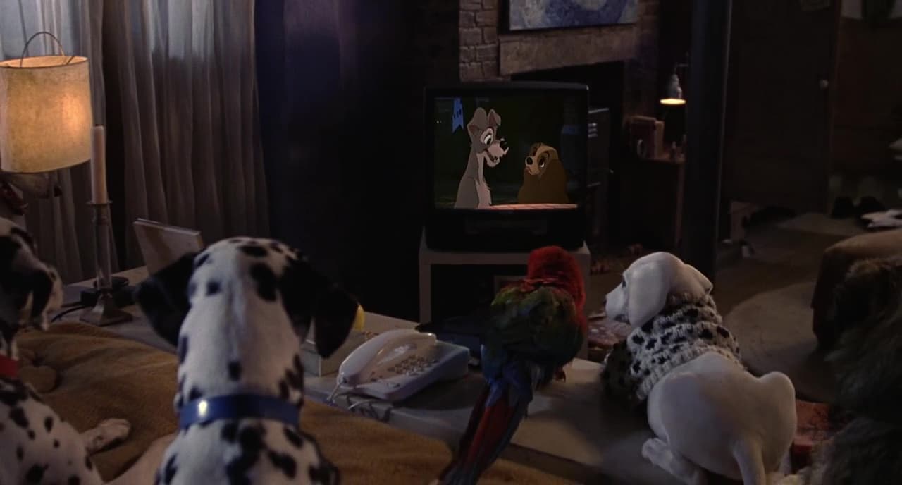 102 Dalmations – The Lady And The Tramp Scene