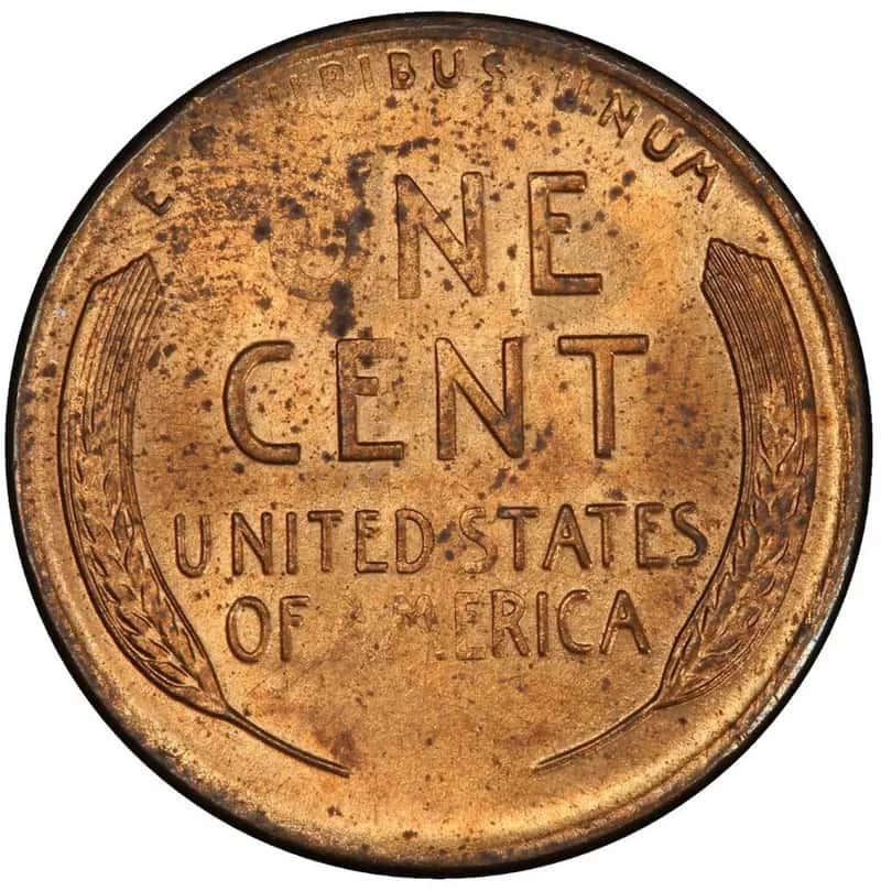 1943 Bronze Lincoln Penny Back 2