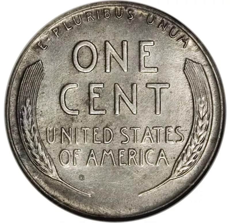 1944 D Lincoln Penny Back