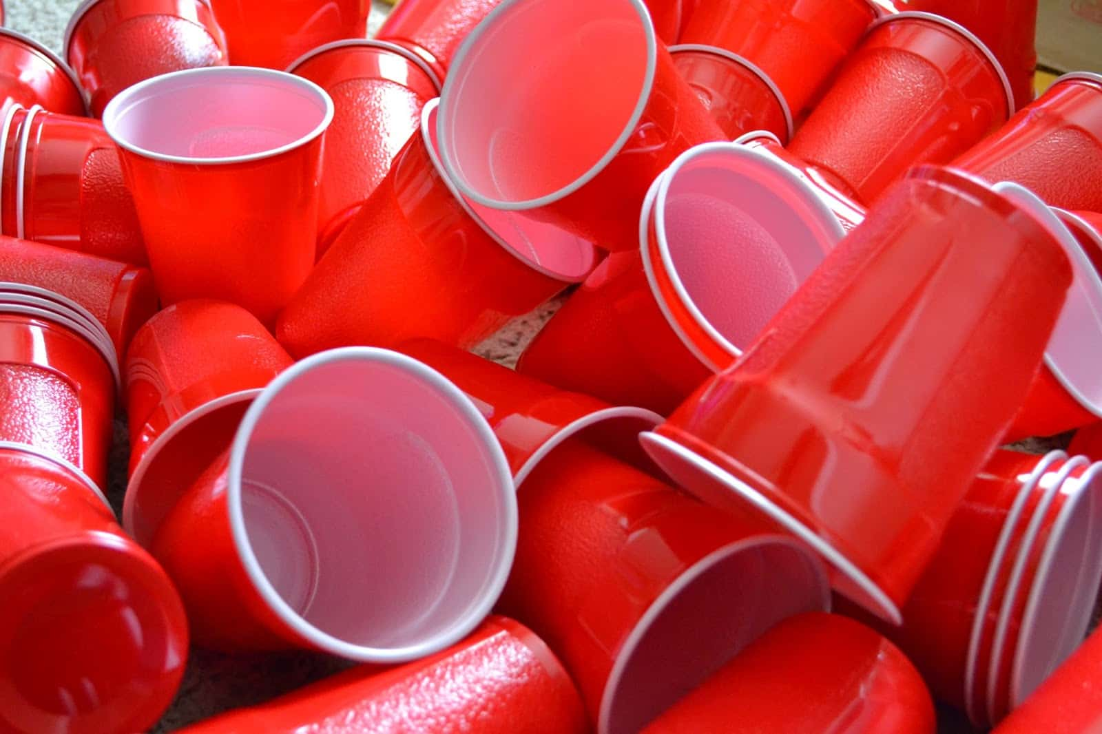 Lines In Red Solo Cups