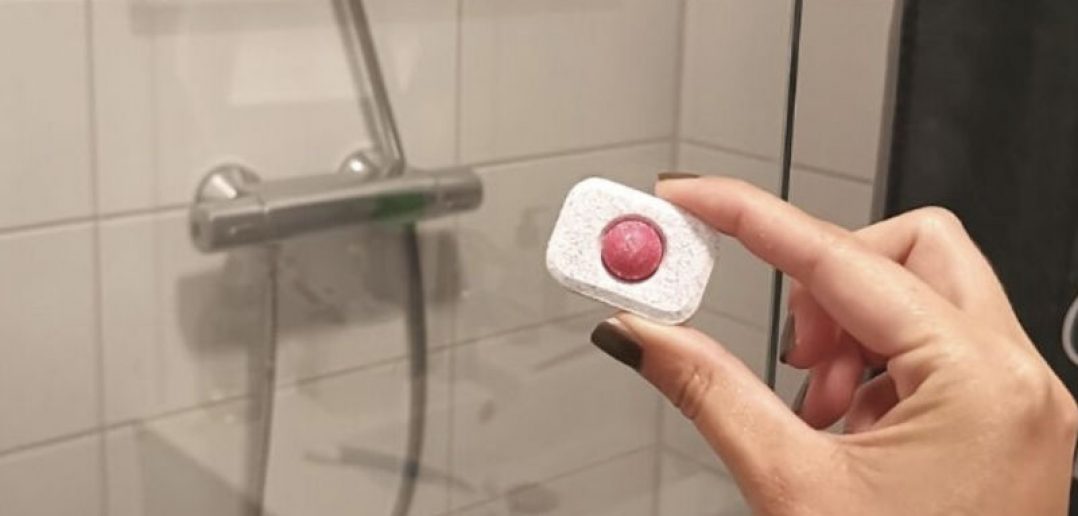 Clean Your Shower With A Dishwasher Tablet