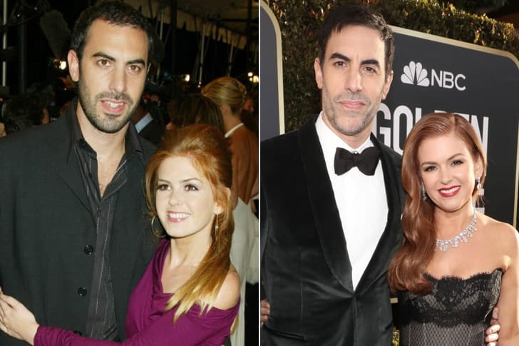 Sacha Baron Cohen And Isla Fisher