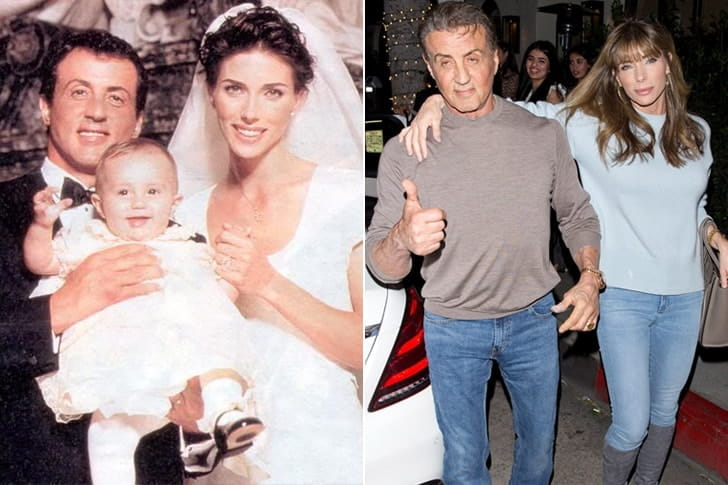 Sylvester Stallone And Jennifer Flavin