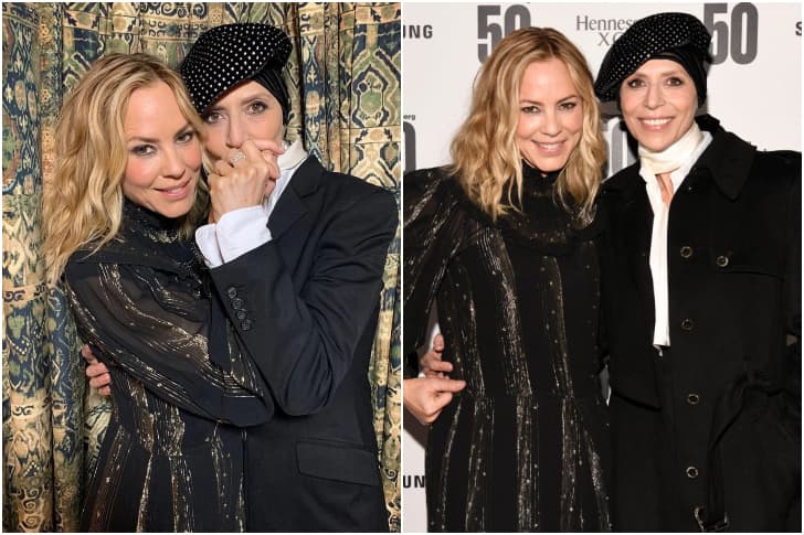 Maria Bello And Dominique Crenn