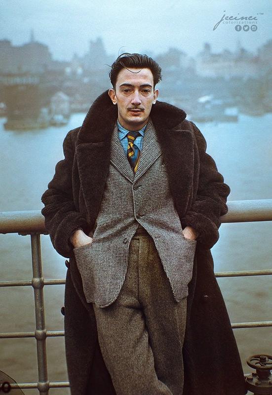 Salvador Dali Aboard The S.S. Normandie In New York City