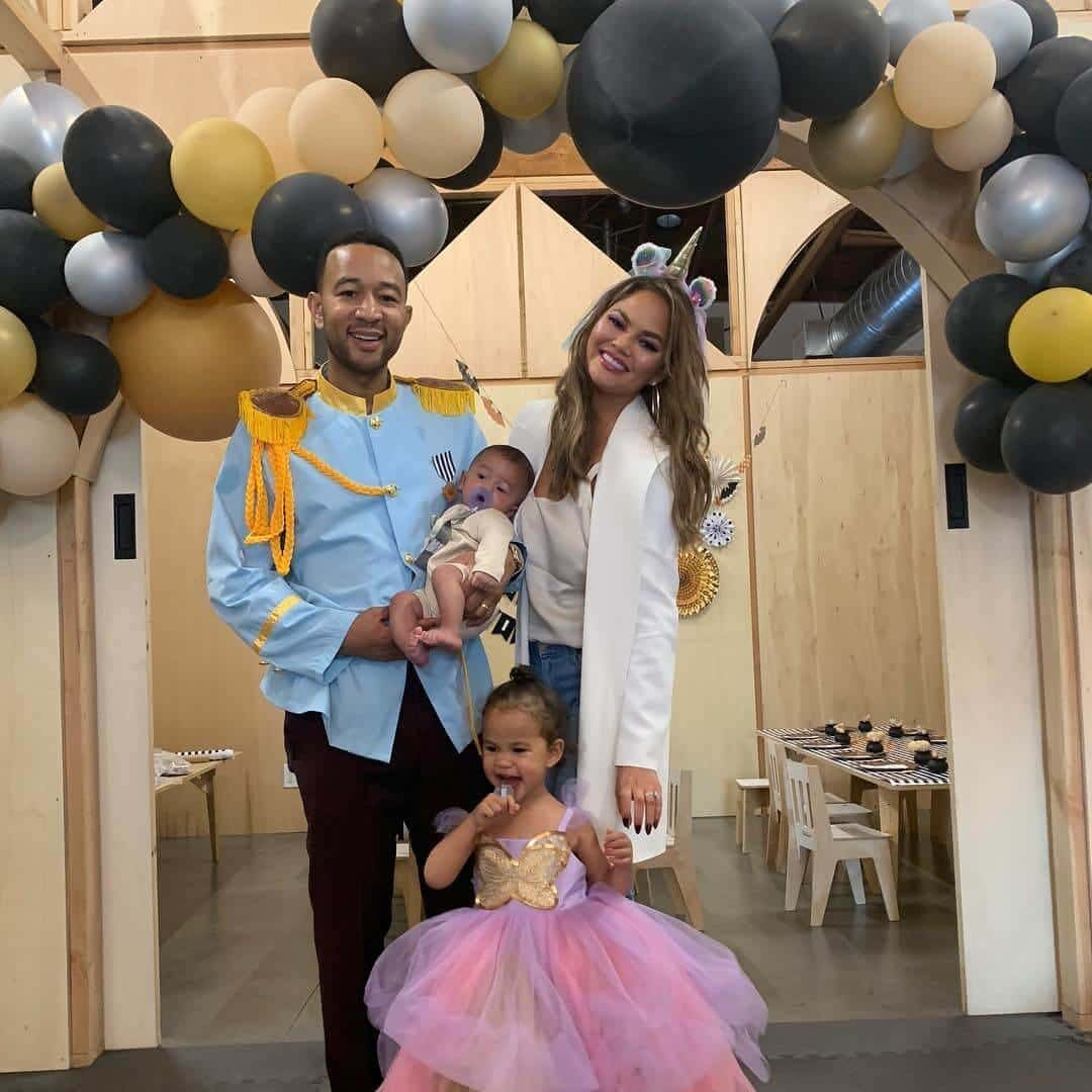 John Legend, Chrissy Teigen, And Family