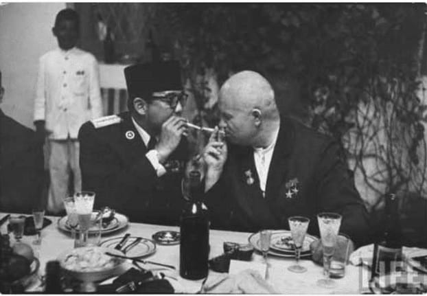 Sukarno And Khrushchev