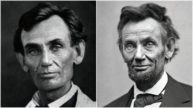 Abraham Lincoln Before And After The Civil War