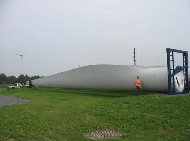 A Lâmina De Um Aerogerador