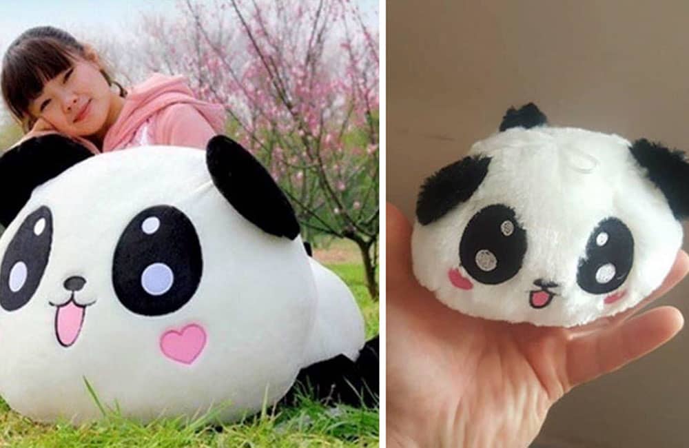 Anime-Style Panda Pillow