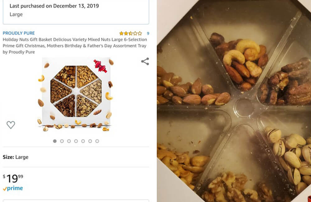 Holiday Nut Gift Basket