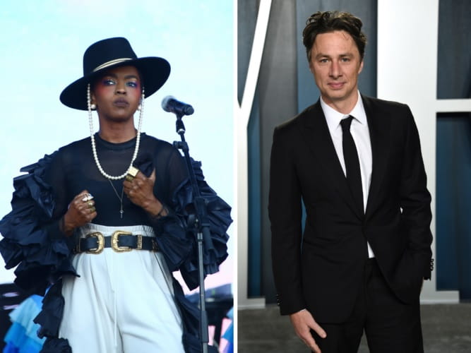 Lauryn Hill And Zach Braff