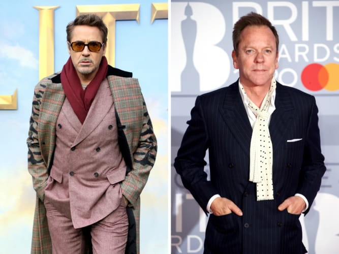 Robert Downey Jr. And Kiefer Sutherland