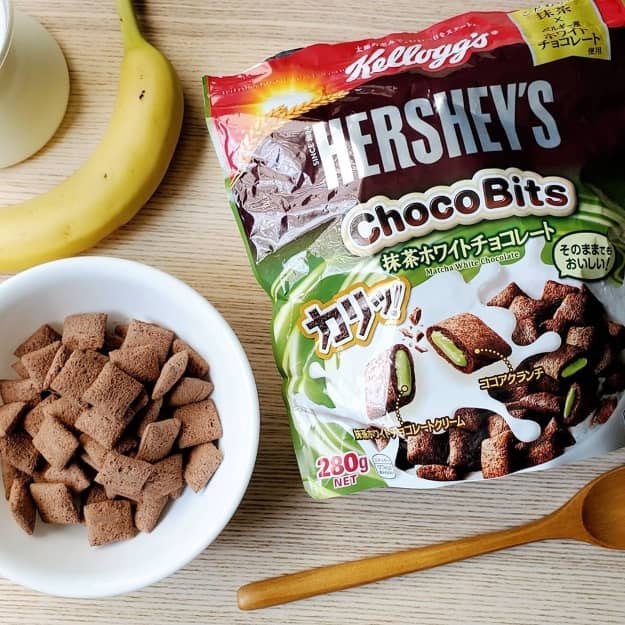 Hershey’s Matcha White Chocolate Chocobits Cereal