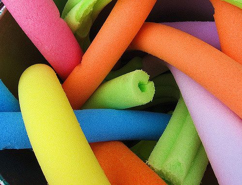 Pool Noodles Will Prevent You From Crashing In The Garage