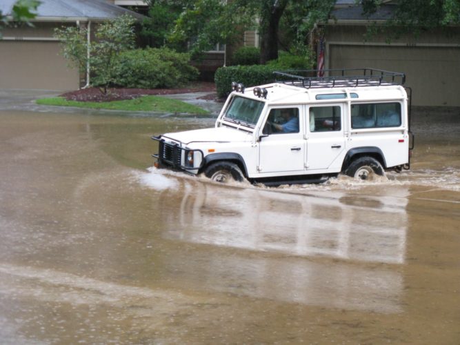 When You Have No Choice But To Drive Through Water