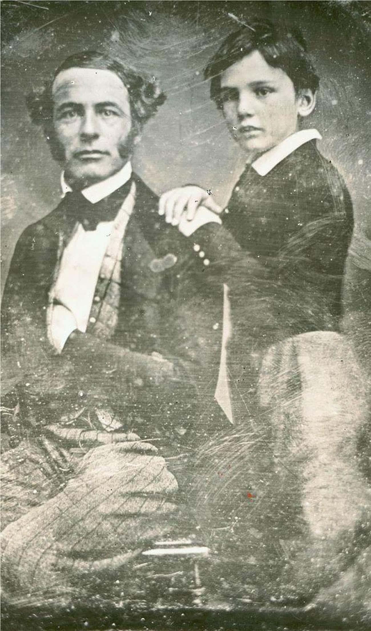 Robert E. Lee And His Son William Henry Fitzhugh Lee (c. 1845)