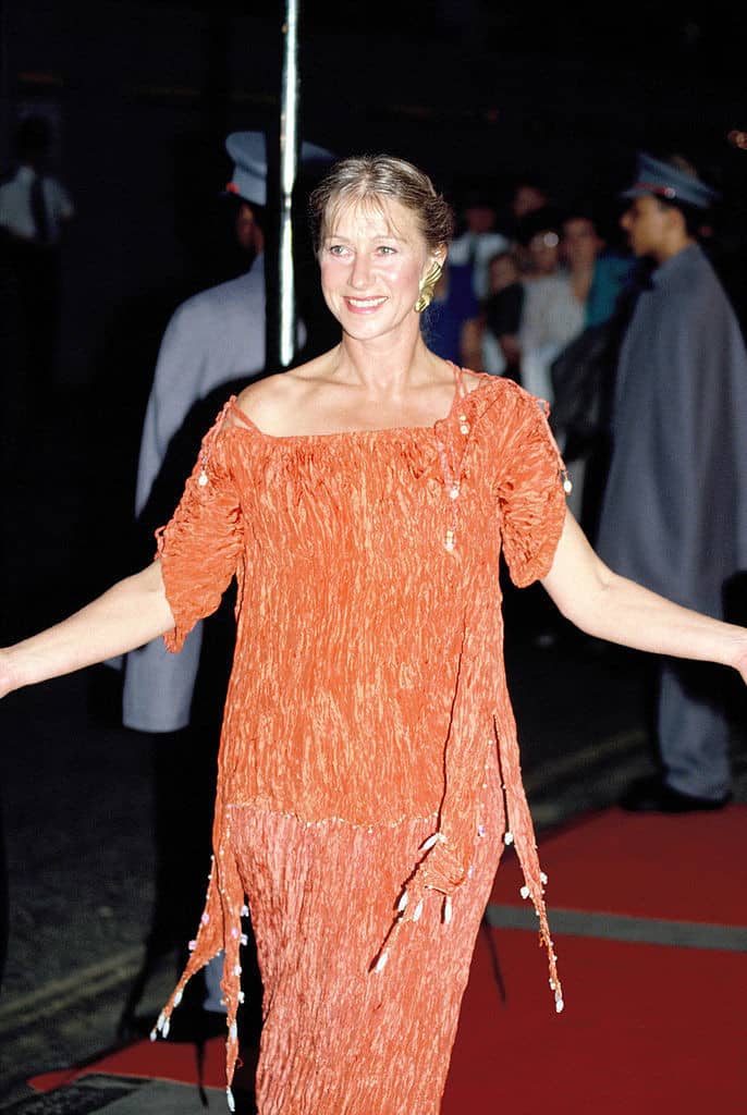Helen Mirren At A Premiere (1989)